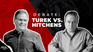 What Best Explains Reality: Theism or Atheism? (Frank Turek vs. Christopher Hitchens) - Debates, Truth Seekers - Cross Examined