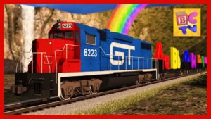 Alphabet Train | Learn ABCs for kids with this fun ABC train video in English - Kingdom Kids Zone, Little Learners - Brain Candy TV