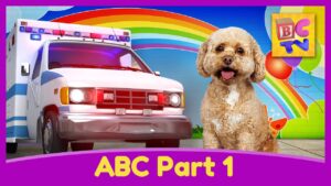Learn the Alphabet with Lizzy the Dog | ABC Video for Kids Part 1 - Kingdom Kids Zone, Little Learners - Brain Candy TV