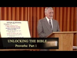 Unlocking the Old Testament Part 33 – Proverbs 1 - Bible Study, Movies & TV - David Pawson - Official