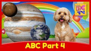 Learn the Alphabet with Lizzy the Dog | ABC Video for Kids Part 4 - Kingdom Kids Zone, Little Learners - Brain Candy TV