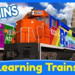 Learn the Alphabet, Colors, Shapes & Numbers | Learning Train Cartoons for Kids - Kingdom Kids Zone, Little Learners - Brain Candy TV