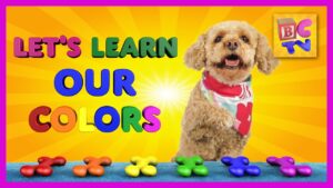 Learn Colors With Lizzy the Dog | Educational Video for Kids by Brain Candy TV - Kingdom Kids Zone, Little Learners - Brain Candy TV