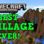 BEST VILLAGE SEED EVER!! – Minecraft Pocket Edition – EXTREME MOUTAIN VILLAGE!! - Gameplay, Kingdom Kids Zone, Minecraft - EYstreem
