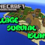 VILLAGE SURVIVAL ISLAND SEED!! Minecraft Pocket Edition - Gameplay, Kingdom Kids Zone, Minecraft - EYstreem