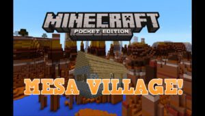 MESA SPIKES VILLAGE SEED!! Minecraft Pocket Edition - Gameplay, Kingdom Kids Zone, Minecraft - EYstreem