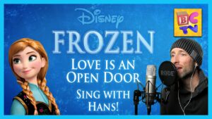 Love is an Open Door Frozen Karaoke | Male Part Only "Sing With Me" - Kingdom Kids Zone, Little Learners - Brain Candy TV
