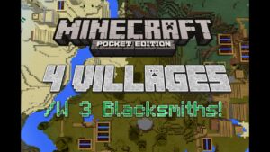 4 VILLAGES SEED + OP LOOT!! Minecraft Pocket Edition - Gameplay, Kingdom Kids Zone, Minecraft - EYstreem
