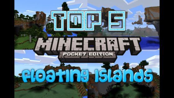 0.14.3 Top 5 Floating Island Seeds for Minecraft Pocket Edition - Gameplay, Kingdom Kids Zone, Minecraft - EYstreem