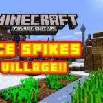 ICE SPIKES VILLAGE SEED!! Minecraft Pocket Edition - Gameplay, Kingdom Kids Zone, Minecraft - EYstreem