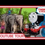 Thomas Gets an Elephant Washdown “Sri Lankan Style” | YouTube World Tour | Thomas & Friends - Kids TV Series, Kingdom Kids Zone - Thomas & Friends