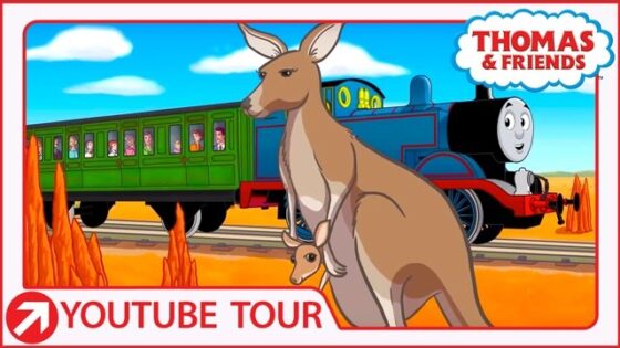 Thomas' Kangaroo Adventure In Australia | YouTube World Tour | Thomas & Friends - Kids TV Series, Kingdom Kids Zone - Thomas & Friends
