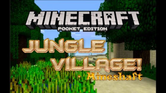 DESERT VILLAGE IN JUNGLE + Mineshaft Seed Minecraft PE - Gameplay, Kingdom Kids Zone, Minecraft - EYstreem
