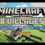 BEST MINECRAFT PE SEED EVER! 8 Villages, Mineshaft, Stronghold + More - Gameplay, Kingdom Kids Zone, Minecraft - EYstreem