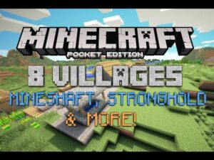 BEST MINECRAFT PE SEED EVER! 8 Villages, Mineshaft, Stronghold + More - Gameplay, Kingdom Kids Zone, Minecraft - EYstreem