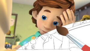 Раскраска – Фиксики – Микроволновка - Kingdom Kids Zone, Little Learners - Фиксики