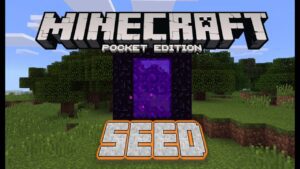 NETHER PORTAL AT SPAWN!! 0.15.1 Minecraft Pocket Edition Seed - Gameplay, Kingdom Kids Zone, Minecraft - EYstreem