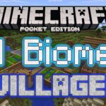 4 BIOME VILLAGE SEED!! Minecraft Pocket Edition - Gameplay, Kingdom Kids Zone, Minecraft - EYstreem