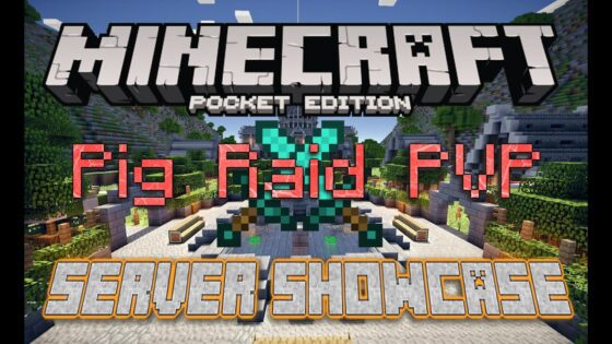 Pig Raid PvP – Minecraft Pocket Edition Server - Gameplay, Kingdom Kids Zone, Minecraft - EYstreem