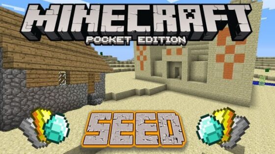 Desert Temple, Village & Stronghold at Spawn!! Minecraft PE Seed - Gameplay, Kingdom Kids Zone, Minecraft - EYstreem