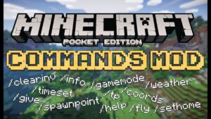 COMMANDS Mod for Minecraft Pocket Edition!! - Gameplay, Kingdom Kids Zone, Minecraft - EYstreem