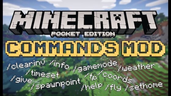 COMMANDS Mod for Minecraft Pocket Edition!! - Gameplay, Kingdom Kids Zone, Minecraft - EYstreem