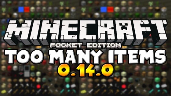 BEST TOO MANY ITEMS MOD EVER!! Minecraft Pocket Edition - Gameplay, Kingdom Kids Zone, Minecraft - EYstreem