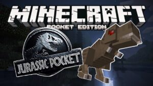 EPIC DINOSAURS MOD!! Minecraft Pocket Edition – Jurassic Pocket Mod - Gameplay, Kingdom Kids Zone, Minecraft - EYstreem