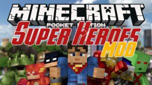 EPIC SUPER HEROES MOD! Minecraft Pocket Edition - Gameplay, Kingdom Kids Zone, Minecraft - EYstreem