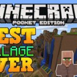 BEST VILLAGE SEED EVER!! Minecraft Pocket Edition - Gameplay, Kingdom Kids Zone, Minecraft - EYstreem