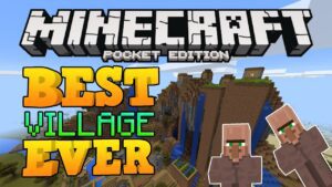 BEST VILLAGE SEED EVER!! Minecraft Pocket Edition - Gameplay, Kingdom Kids Zone, Minecraft - EYstreem