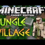 JUNGLE VILLAGE w/ Mineshaft! Minecraft Pocket Edition Seed - Gameplay, Kingdom Kids Zone, Minecraft - EYstreem