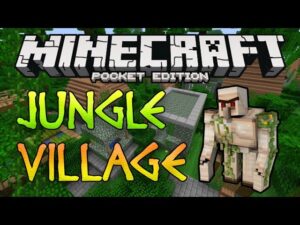 JUNGLE VILLAGE w/ Mineshaft! Minecraft Pocket Edition Seed - Gameplay, Kingdom Kids Zone, Minecraft - EYstreem