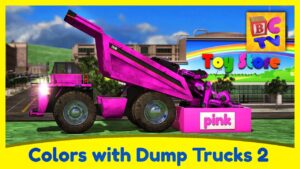 Learn Colors with Dump Trucks Part 2 | Educational Video for Kids by Brain Candy TV - Kingdom Kids Zone, Little Learners - Brain Candy TV
