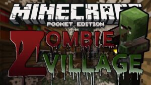 SECRET ZOMBIE VILLAGE SEED!! Minecraft Pocket Edition - Gameplay, Kingdom Kids Zone, Minecraft - EYstreem