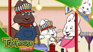 Max & Ruby: Engineer Max / Max's Toy Train / Max's Train Ride – Ep.65 | HD Cartoons - Kids TV Series, Kingdom Kids Zone - Treehouse Direct