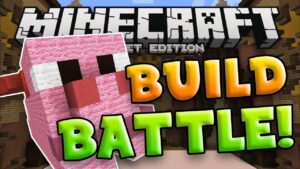 BUILD BATTLE SERVER for Minecraft Pocket Edition!! - Gameplay, Kingdom Kids Zone, Minecraft - EYstreem