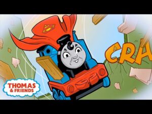 San Diego Comic Con Ft. Thomas as Superman & Diesel as Batman | DC Super Friends™ | Thomas & Friends - Kids TV Series, Kingdom Kids Zone - Thomas & Friends