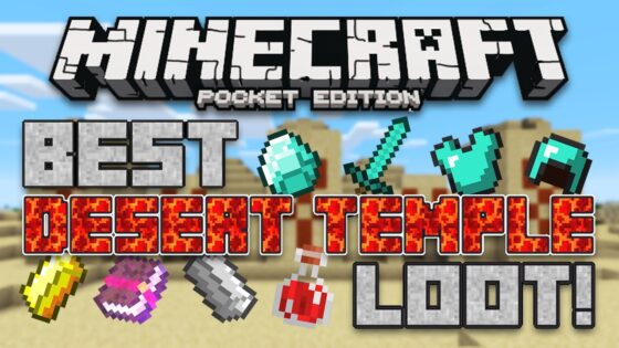 BEST DESERT TEMPLE LOOT SEED!! Minecraft Pocket Edition – 4 Desert Temples + Blacksmith! - Gameplay, Kingdom Kids Zone, Minecraft - EYstreem