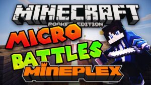 MICRO BATTLES on MINEPLEX! Minecraft Pocket Edition - Gameplay, Kingdom Kids Zone, Minecraft - EYstreem