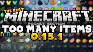 BEST TOO MANY ITEMS MOD for 0.15.10! iOS & ANDROID!! Minecraft Pocket Edition - Gameplay, Kingdom Kids Zone, Minecraft - EYstreem
