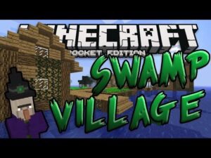 SWAMP VILLAGE w/ Witch Hut!! Minecraft PE Seed (Pocket Edition) - Gameplay, Kingdom Kids Zone, Minecraft - EYstreem