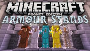 ARMOUR STANDS MOD for Minecraft Pocket Edition! - Gameplay, Kingdom Kids Zone, Minecraft - EYstreem