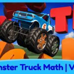 Learn Math and Counting Monster Trucks for Kids | Compilation Vol 1 - Kingdom Kids Zone, Little Learners - Brain Candy TV