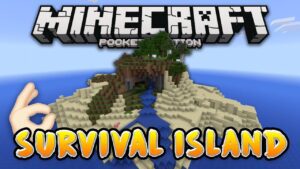 PERFECT Survival Island Seed! Minecraft Pocket Edition - Gameplay, Kingdom Kids Zone, Minecraft - EYstreem