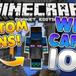 (iOS) MCPE CAPES FOR ANY SKIN TUTORIAL! 0.16.0 NO JAILBREAK iPhone or iPad Minecraft PE - Gameplay, Kingdom Kids Zone, Minecraft - EYstreem