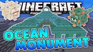 OCEAN MONUMENT SEED!! Minecraft Pocket Edition - Gameplay, Kingdom Kids Zone, Minecraft - EYstreem