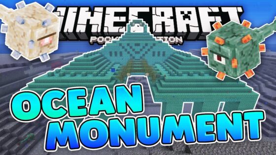 OCEAN MONUMENT SEED!! Minecraft Pocket Edition - Gameplay, Kingdom Kids Zone, Minecraft - EYstreem