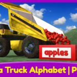 Mega Truck Alphabet Part 1 | Learn ABCs with Monster Trucks & Dump Trucks for Kids - Kingdom Kids Zone, Little Learners - Brain Candy TV