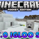 BEST IGLOO SEED!! Minecraft Pocket Edition Ice Spikes Village + Igloo at Spawn! - Gameplay, Kingdom Kids Zone, Minecraft - EYstreem